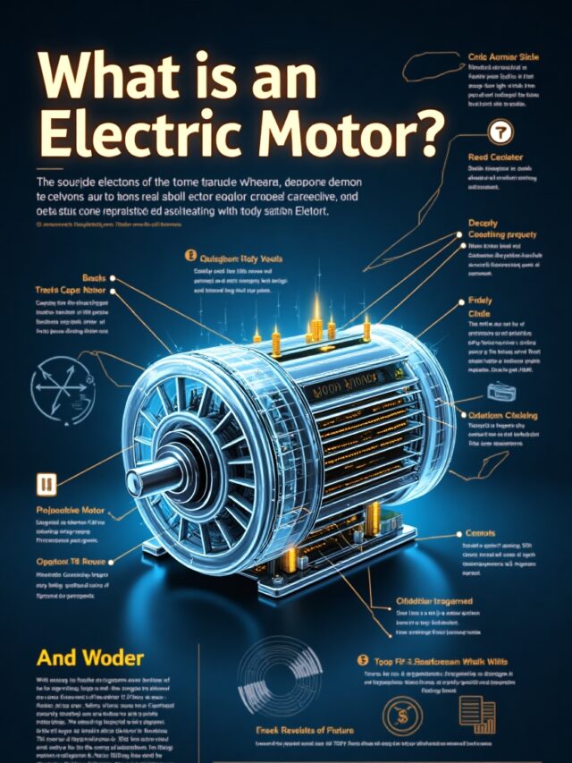 Electrical Motor Explained in 1 Minute! ⚡