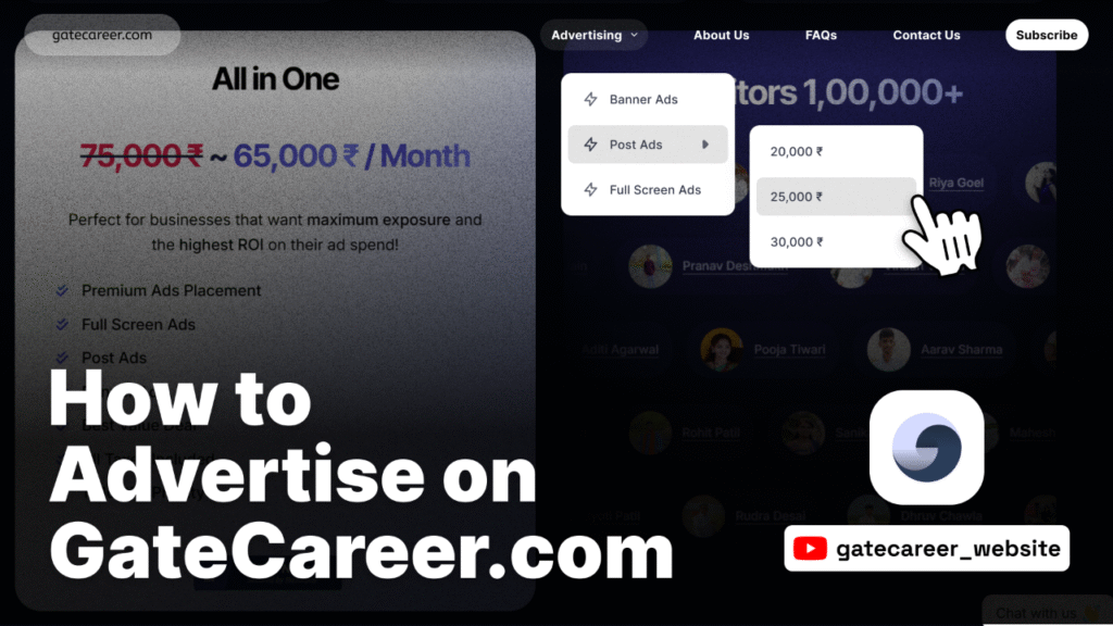 How to Advertise on GateCareer.com  Step-by Step Guide for Companies & Organizations