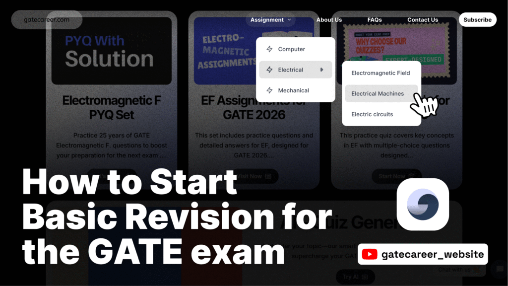 How to Start Basic Revision for GATE Exam