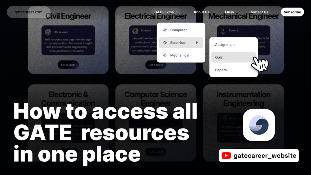 How to access all GATE  resources in one place