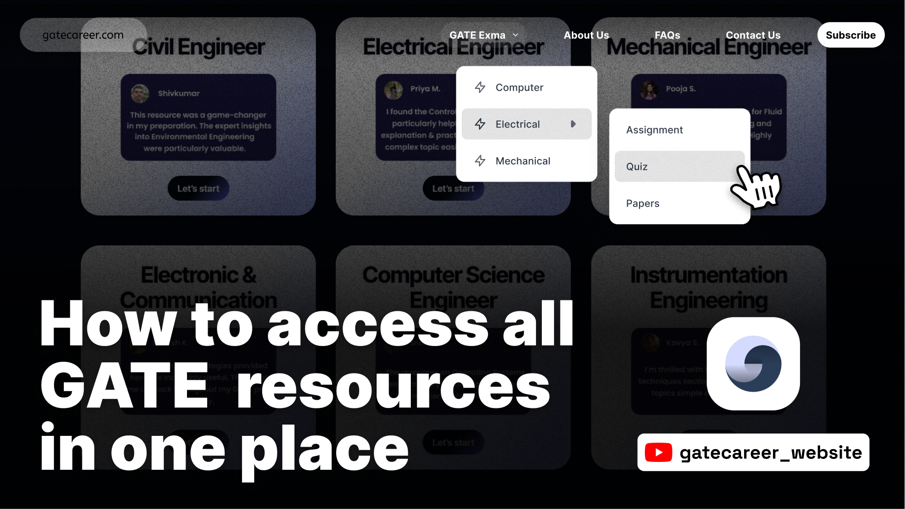 How to Access All GATE 2026 Resources in One Place | Step-by-Step Guide