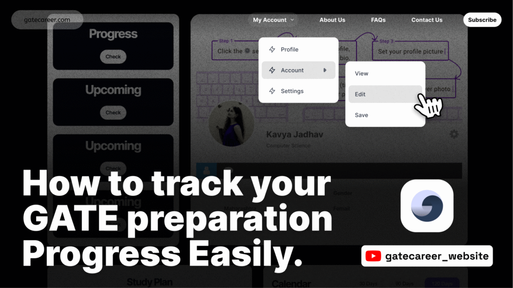 How to track your GATE preparation Progress Easily.